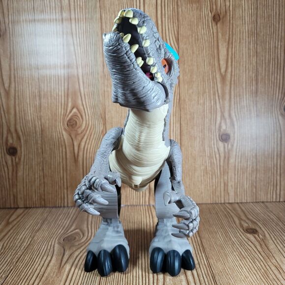 Jurassic World Dinosaur Imaginext Action Figure T-Rex Thrashing Indominus Rex - Picture 5 of 9